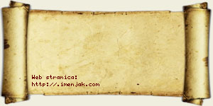 Una Mališananin vizit kartica